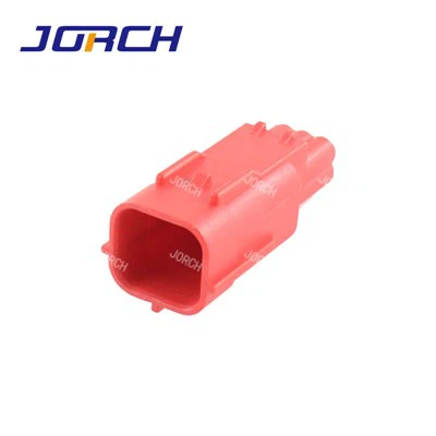 6cestný 0.6MM samec Vodotěsný červený OBD2 Adaptér Kabelové konektory Vodotěsný automatický konektor DJ7069Y-0.6-11