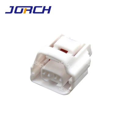 Auto 2-Kolík Bílá zástrčka Konektor Měď Materiál kontaktu Slitina Plast Pouzdro Nylonové těsnění Elektrický adaptér